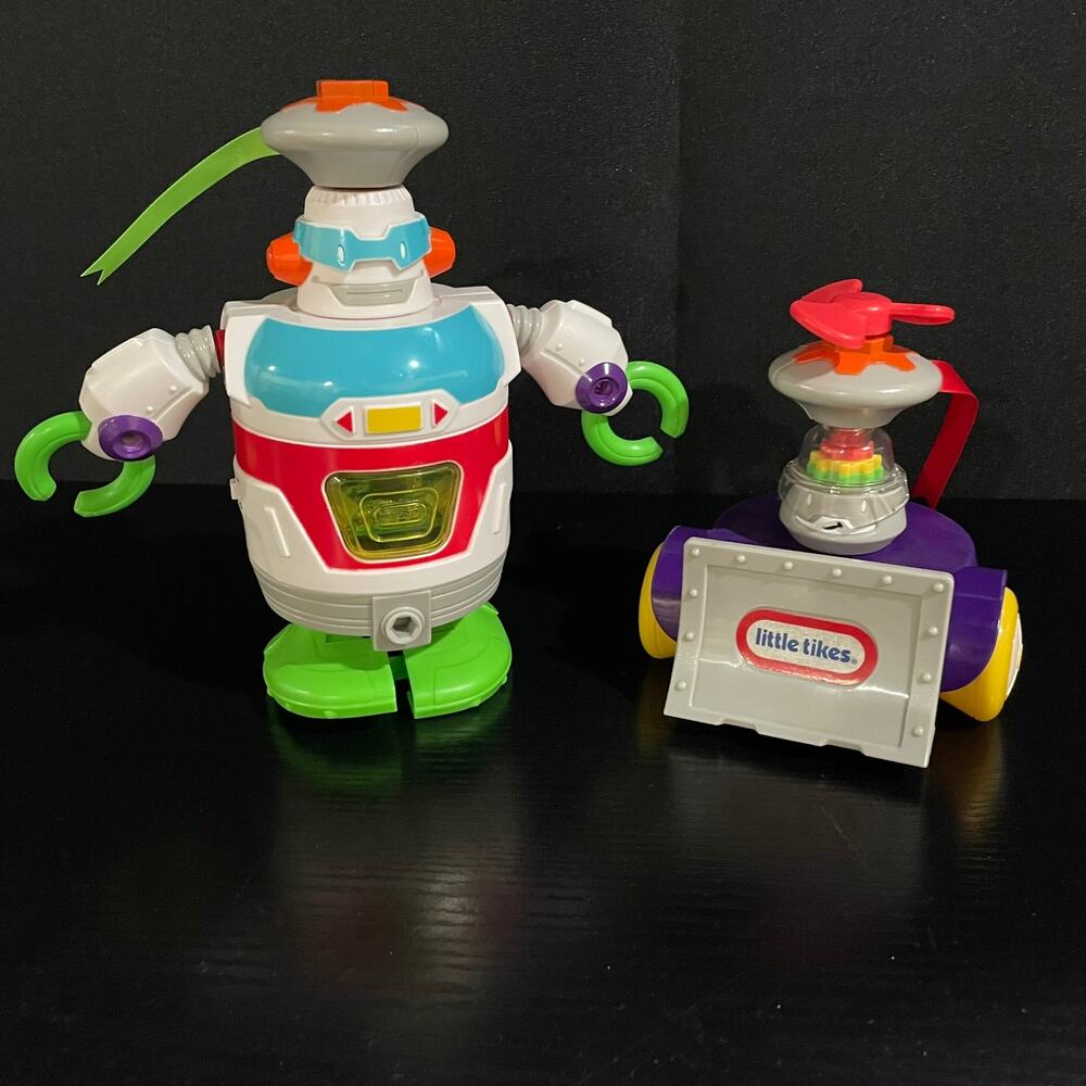 Little Tikes Stem Jr. Builder Bot 10 Pcs GUC